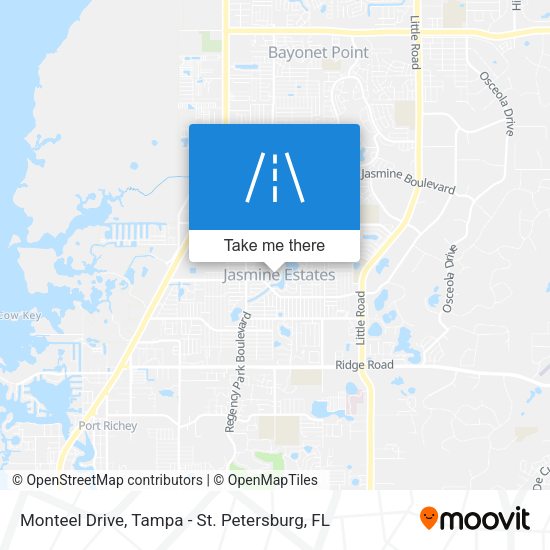 Mapa de Monteel Drive