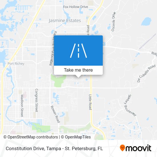 Constitution Drive map