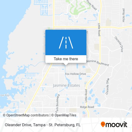 Mapa de Oleander Drive