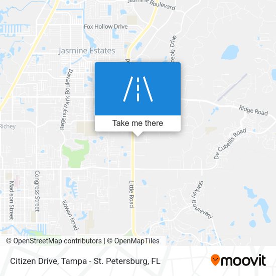 Mapa de Citizen Drive