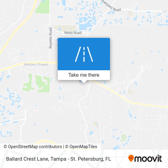 Mapa de Ballard Crest Lane