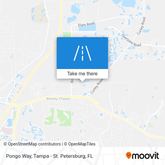 Pongo Way map
