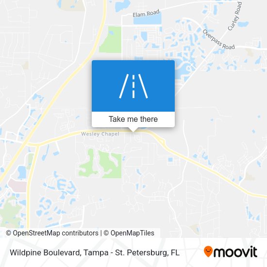 Wildpine Boulevard map