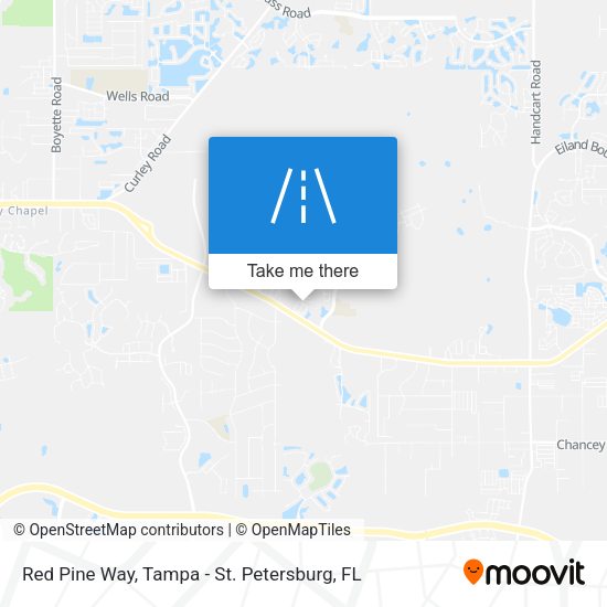 Red Pine Way map