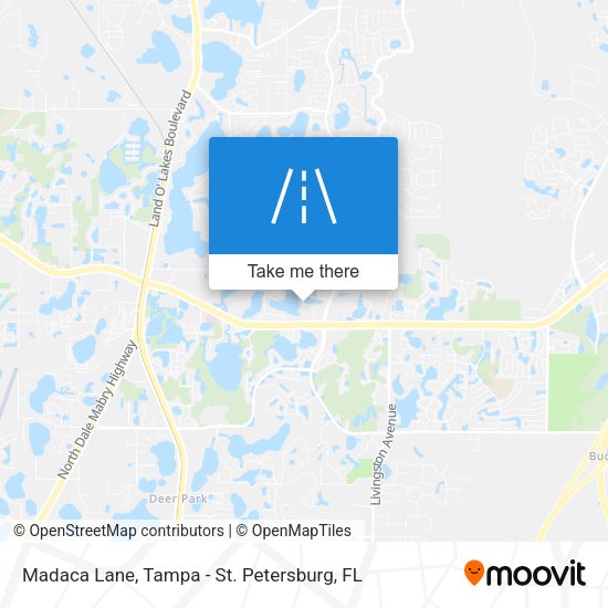 Madaca Lane map