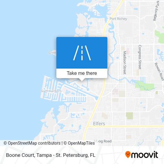 Boone Court map