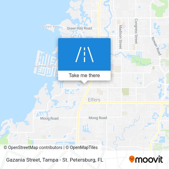 Gazania Street map