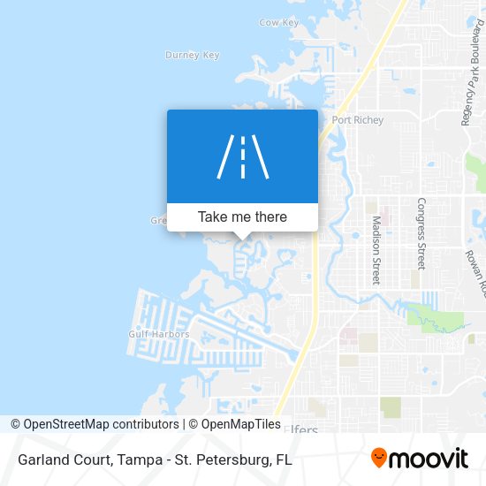 Garland Court map
