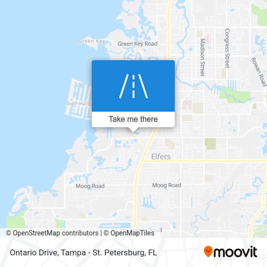 Ontario Drive map