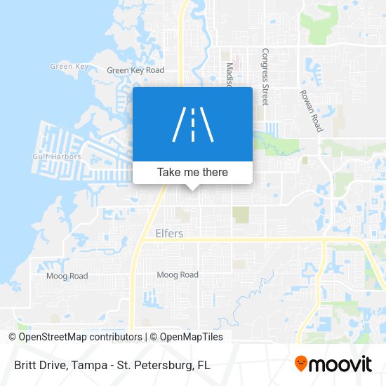 Britt Drive map