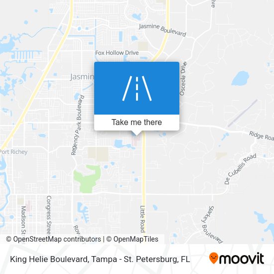 King Helie Boulevard map