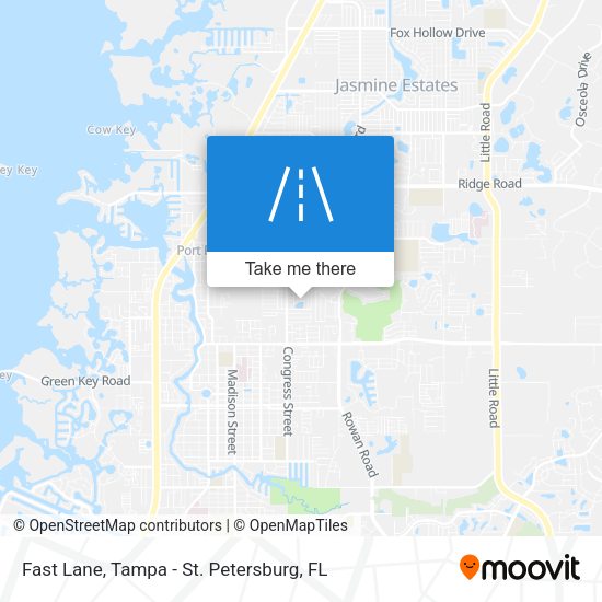 Fast Lane map