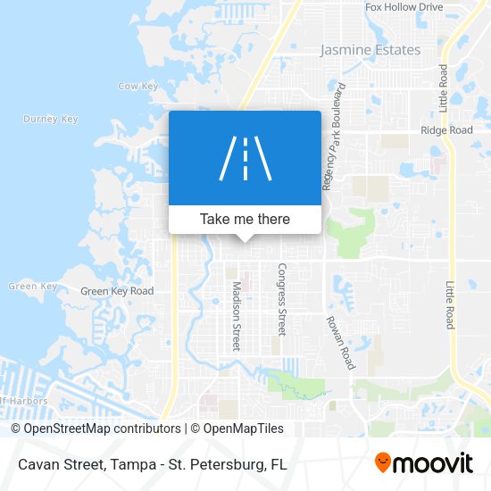Mapa de Cavan Street