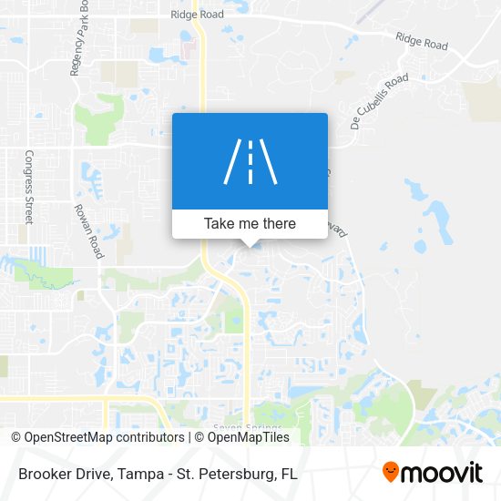Brooker Drive map