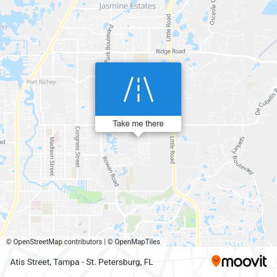 Atis Street map