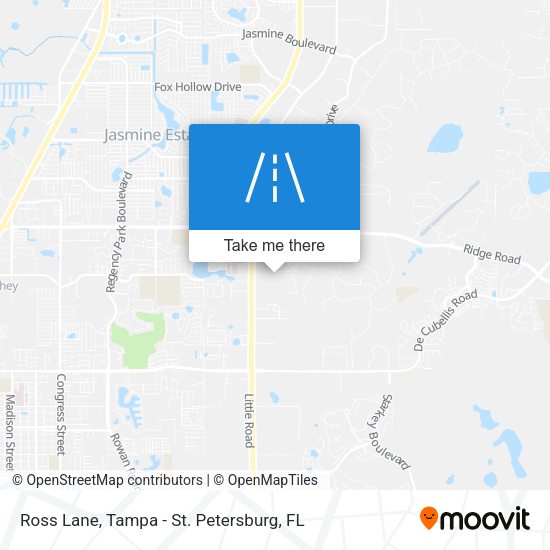 Ross Lane map