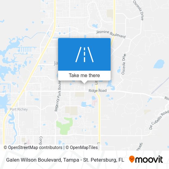 Galen Wilson Boulevard map