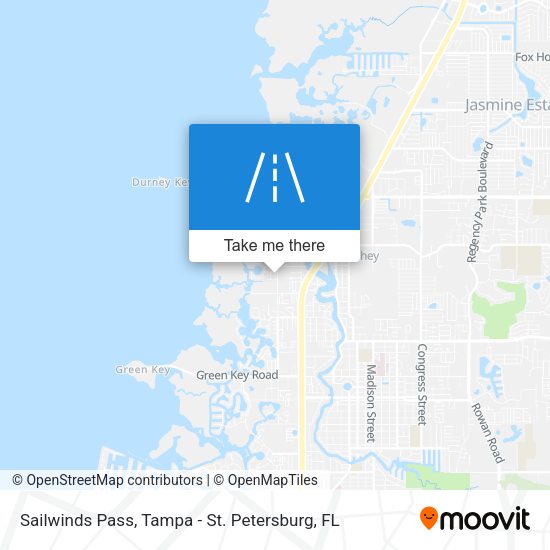 Sailwinds Pass map