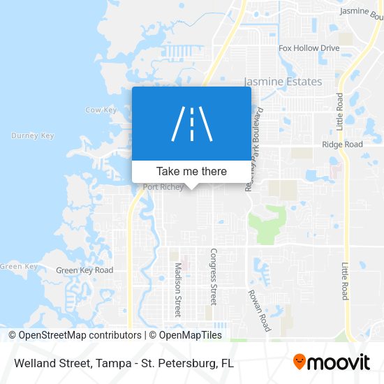 Mapa de Welland Street
