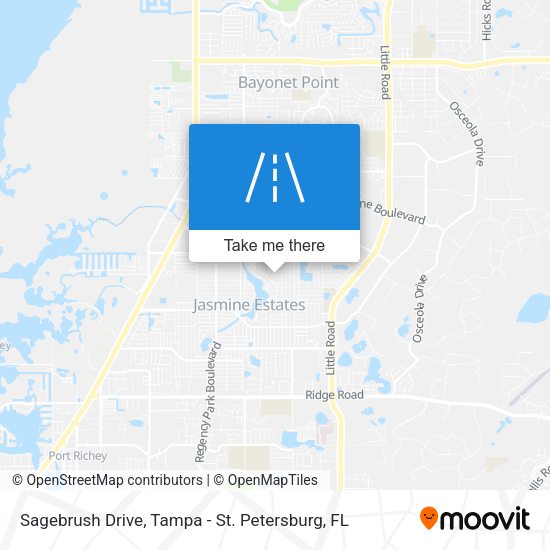 Mapa de Sagebrush Drive