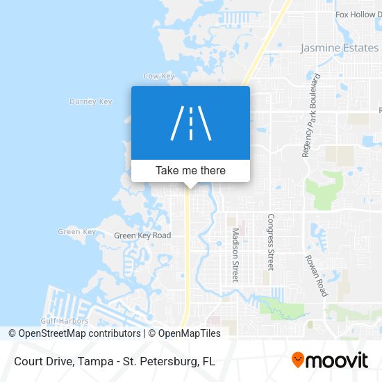 Court Drive map