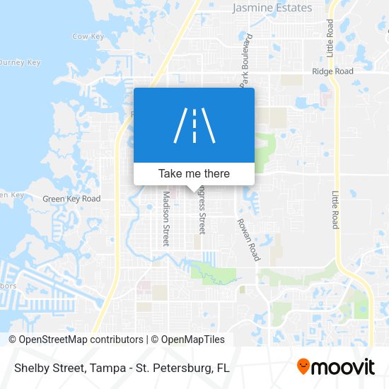 Mapa de Shelby Street