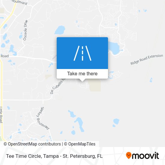 Tee Time Circle map