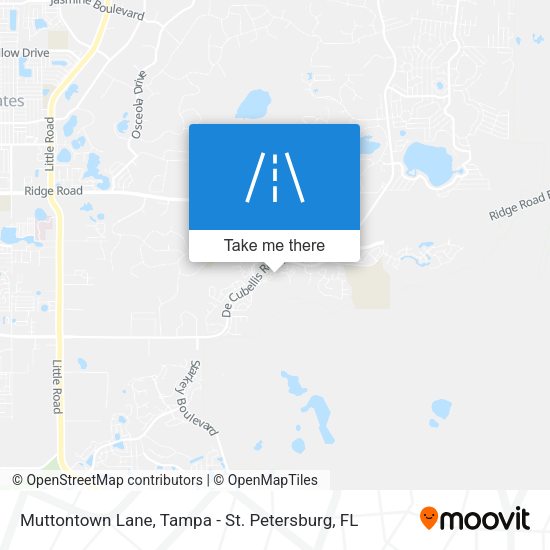Mapa de Muttontown Lane
