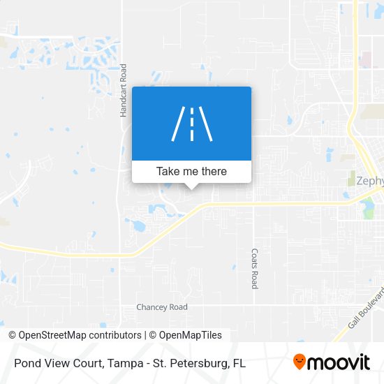 Pond View Court map