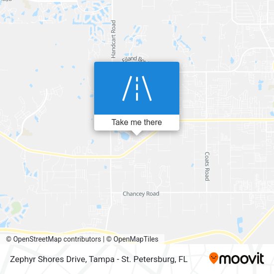 Mapa de Zephyr Shores Drive