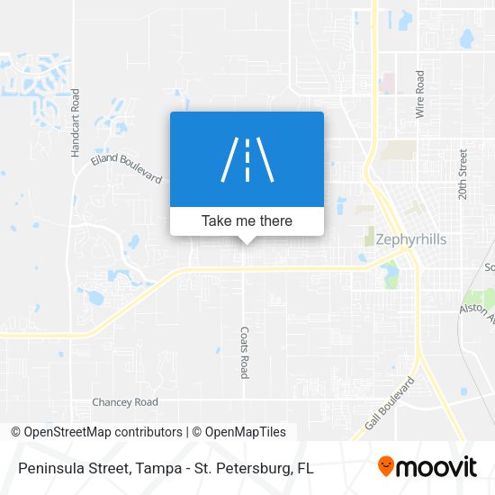 Mapa de Peninsula Street