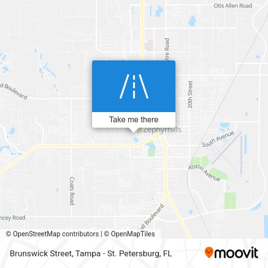 Brunswick Street map
