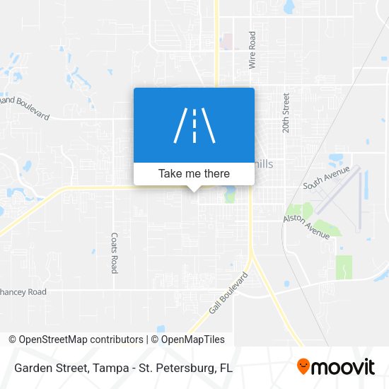 Mapa de Garden Street