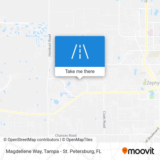 Magdellene Way map