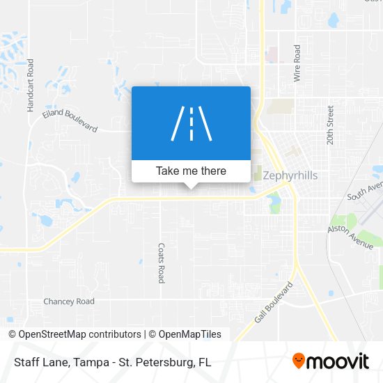 Staff Lane map