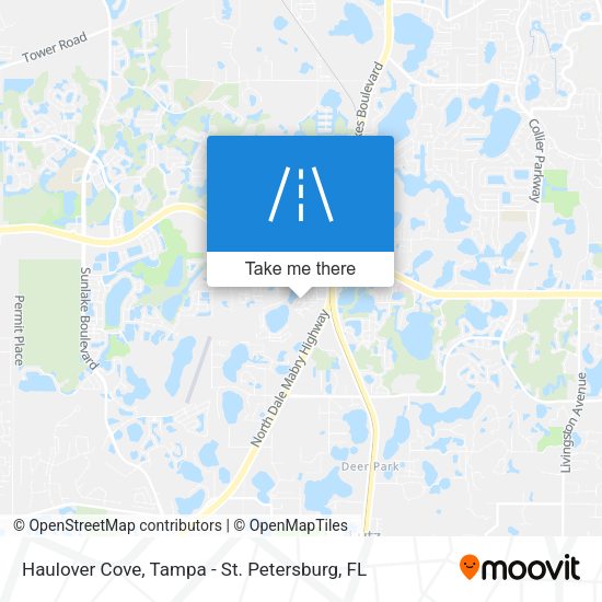 Haulover Cove map