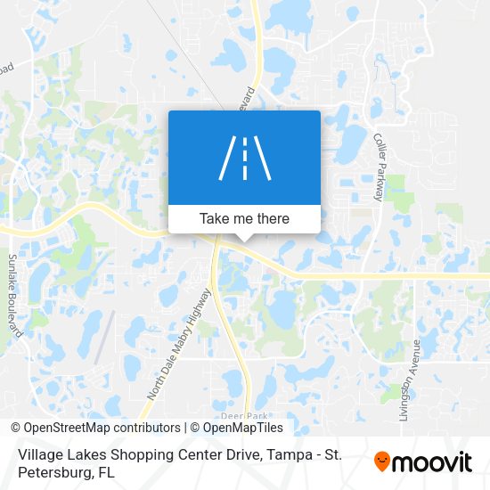 Mapa de Village Lakes Shopping Center Drive