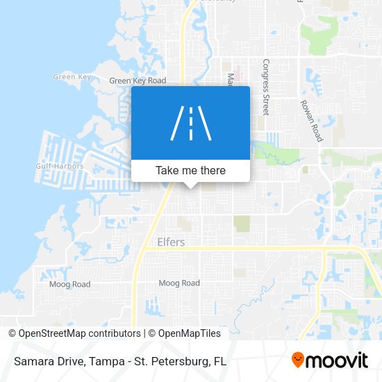 Samara Drive map