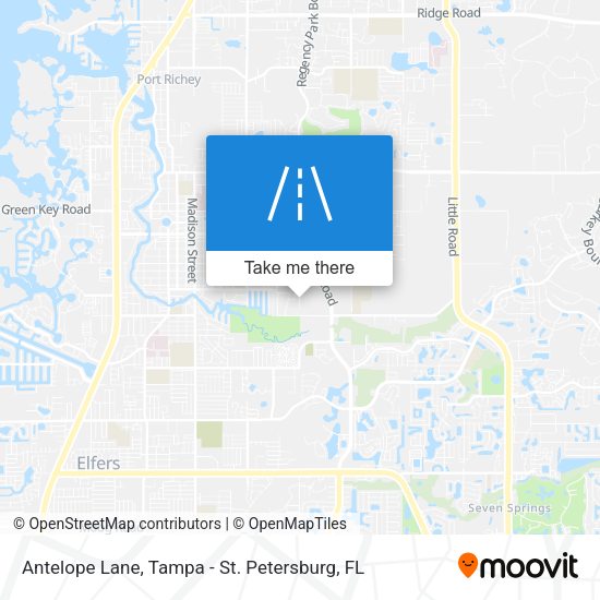 Mapa de Antelope Lane