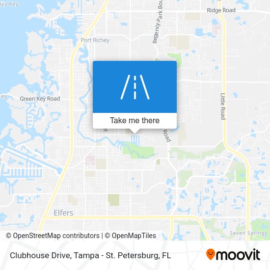 Mapa de Clubhouse Drive