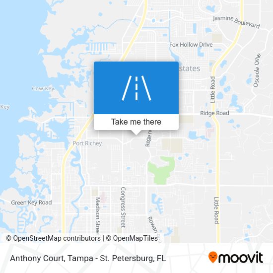 Anthony Court map