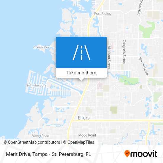 Merit Drive map