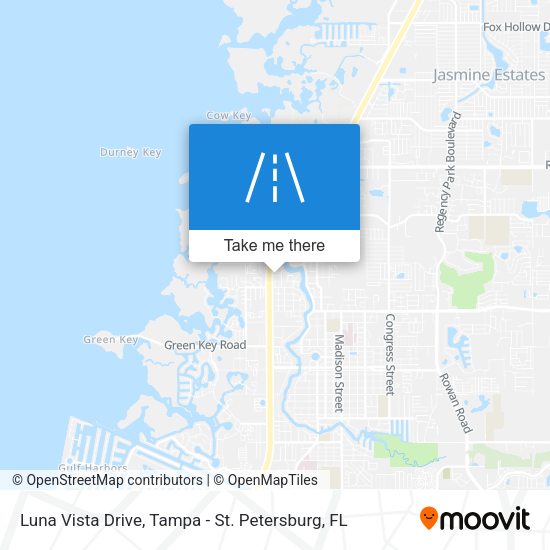 Luna Vista Drive map