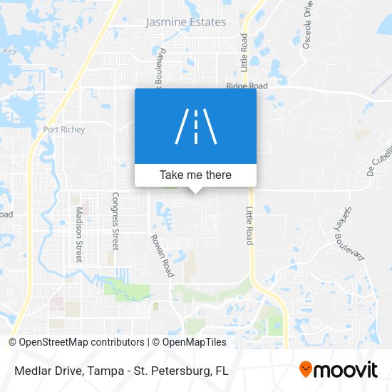 Medlar Drive map