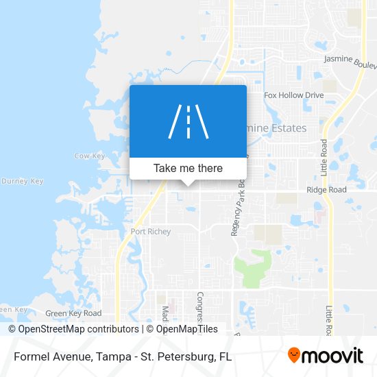 Formel Avenue map