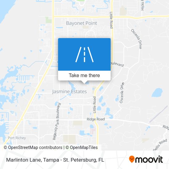 Marlinton Lane map
