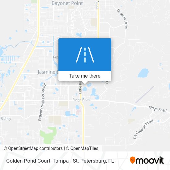 Golden Pond Court map