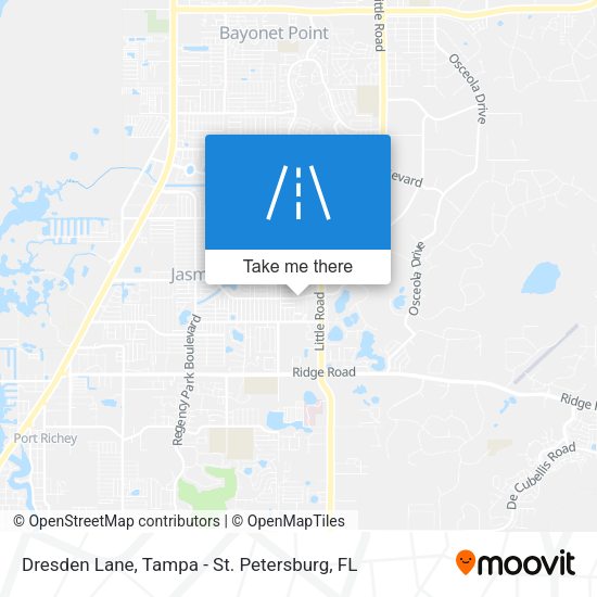 Dresden Lane map