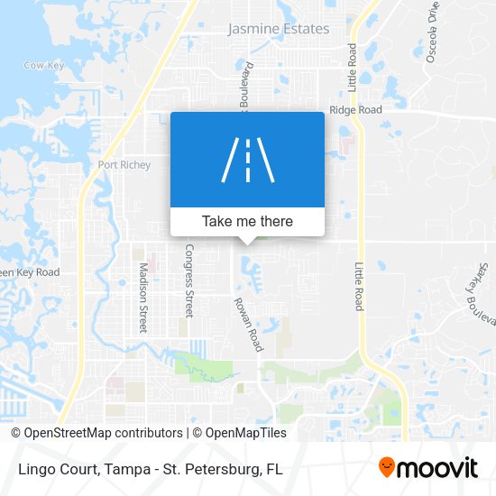 Lingo Court map