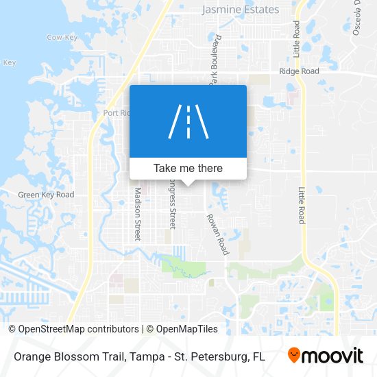Orange Blossom Trail map